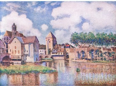 Le Pont de Moret by Alfred Sisley